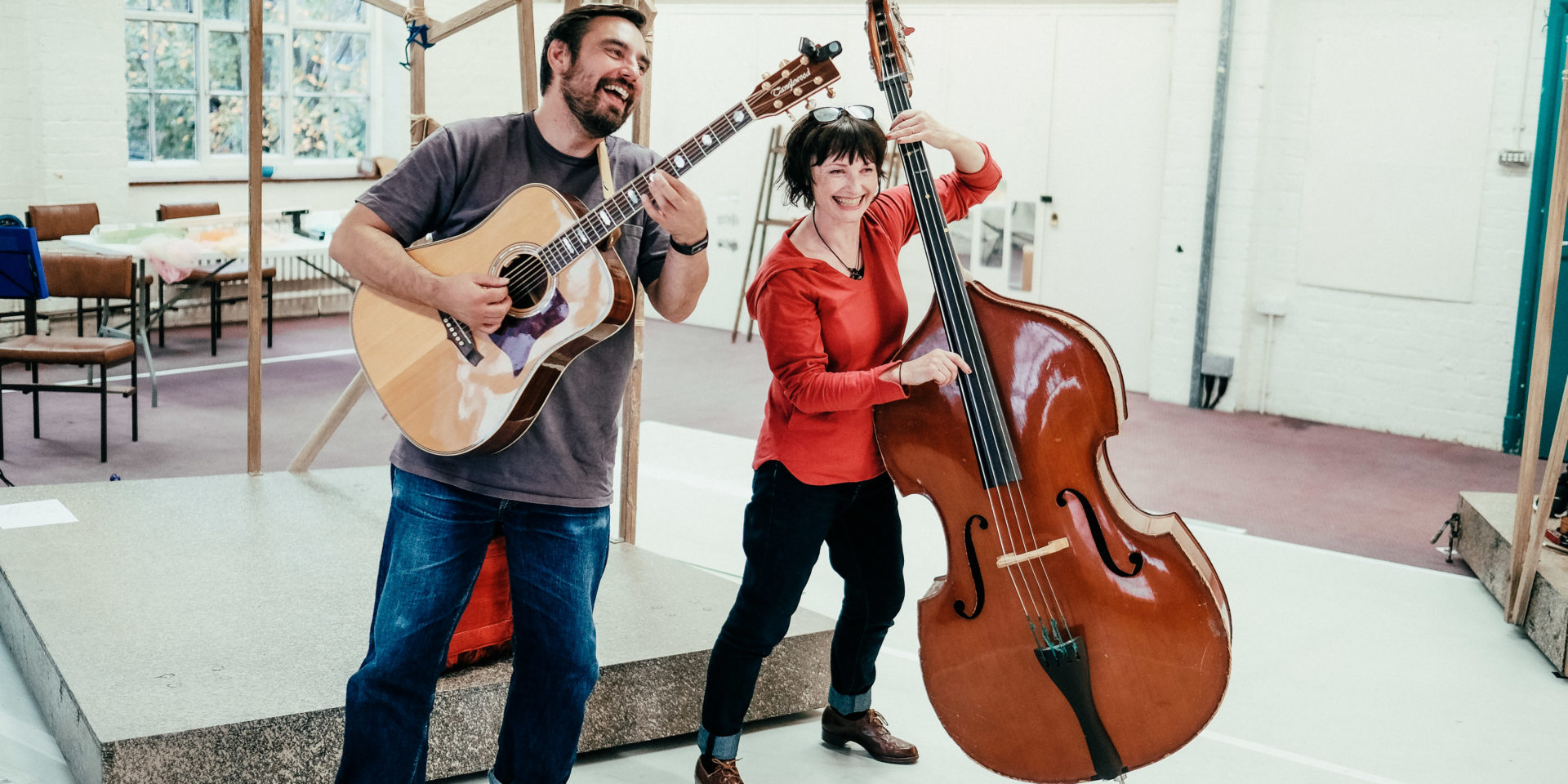 The Borrowers Cast in Rehearsals