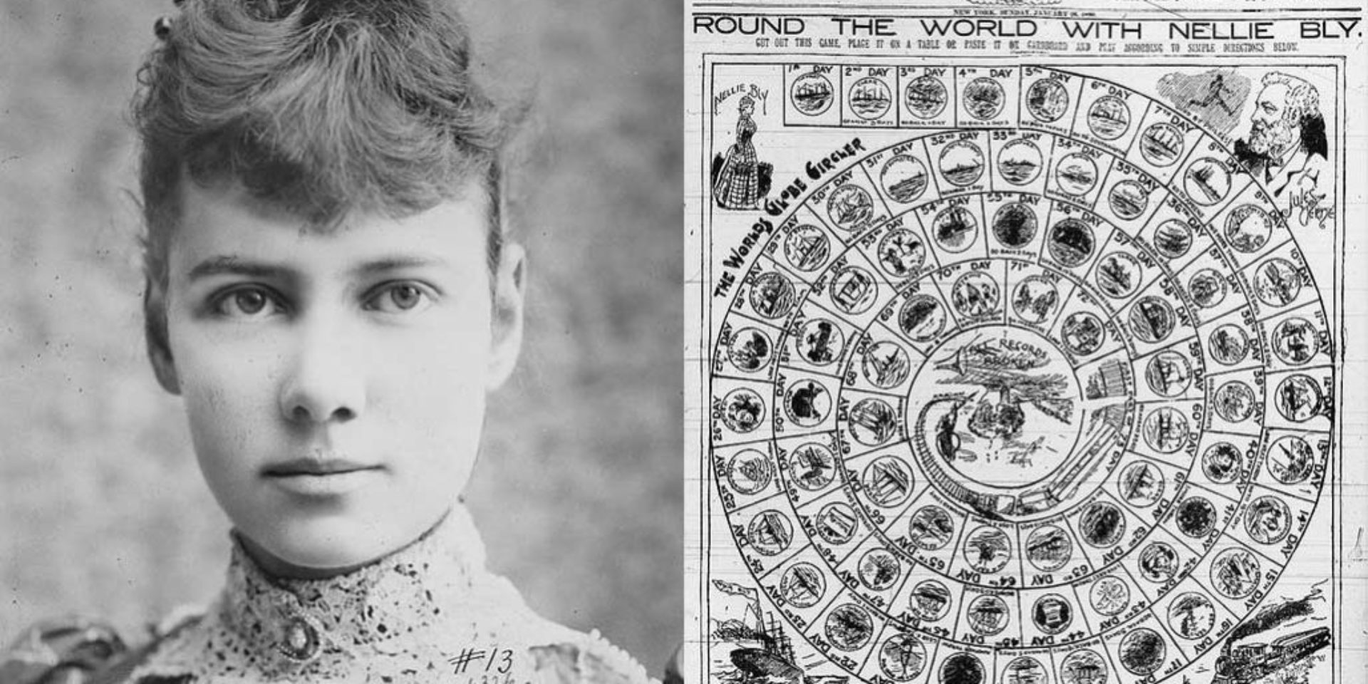 Around the World in Seventy-Two Days with Nellie Bly
